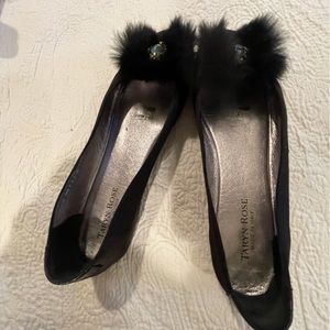 Taryn Rose Black Flats